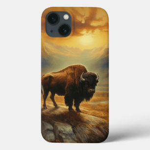Buffalo Bison Sunset Silhouette Case-Mate iPhone Hülle