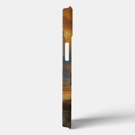 Buffalo Bison Sunset Silhouette Case-Mate iPhone Hülle (Rückseite / Rechts)