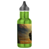 Buffalo Bison Sunset Silhouette Edelstahlflasche (Links)