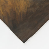 Buffalo Bison Sunset Silhouette Fleecedecke (Ecke)