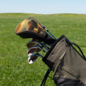 Buffalo Bison Sunset Silhouette Golf Headcover (In SItu)