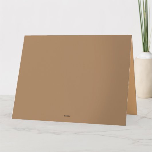 Buffalo Bison Sunset Silhouette Karte (Rückseite)