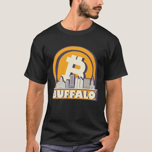 Buffalo Bitcoin Maximalist  Bitcoin Buffalo Skylin T-Shirt (Vorderseite)