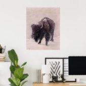 Buffalo Blizzard Print Poster (Heimbüro)