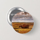 Buffalo Bones Plowinz von Harvey Thomas Dunn Button (Vorne & Hinten)