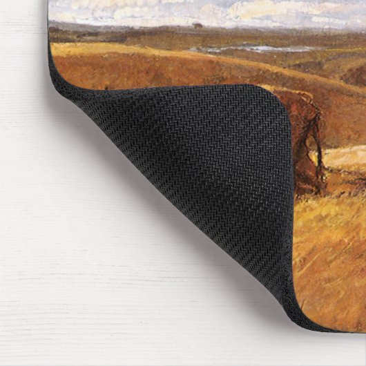 Buffalo Bones Plowinz von Harvey Thomas Dunn Mousepad (Ecke)