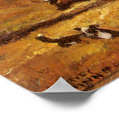 Buffalo Bones Plowinz von Harvey Thomas Dunn Poster (Ecke)