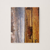 Buffalo Bones Plowinz von Harvey Thomas Dunn Puzzle (Vertikal)