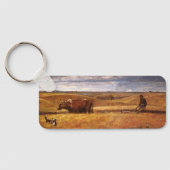 Buffalo Bones Plowinz von Harvey Thomas Dunn Schlüsselanhänger (Rückseite)