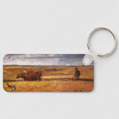 Buffalo Bones Plowinz von Harvey Thomas Dunn Schlüsselanhänger (Vorderseite)