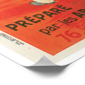 Buffalo Bouillon Cubes Vintag Food and Art Poster (Ecke)