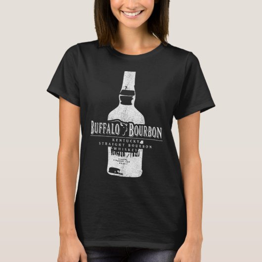 Buffalo Bourbon Kentucky Whiskey  Shop White T-Shirt (Vorderseite)