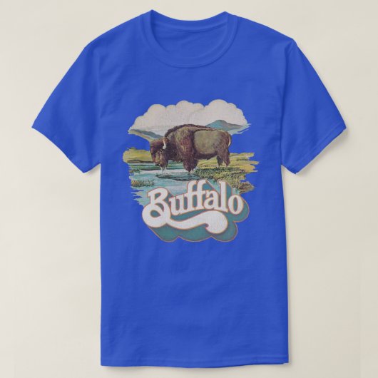 Buffalo Brewing Co Beer Retro Defunktional Breweri T-Shirt (Design vorne)