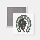 Buffalo Brewing Company, Sacramento, CA Magnet (Vorderseite/Rückseite)