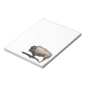 Buffalo, Bubalus Notizblock (Rotiert)