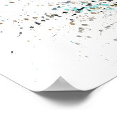 Buffalo Bull Aquarellmalerei Poster (Ecke)