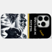 Buffalo by Mountains in ruhiger Landschaft Case-Mate iPhone Hülle (Rückseite (Horizontal))