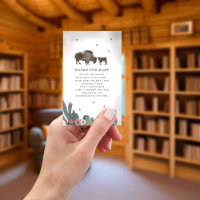 Buffalo Cactus Pink Girl Baby Shower Buchen