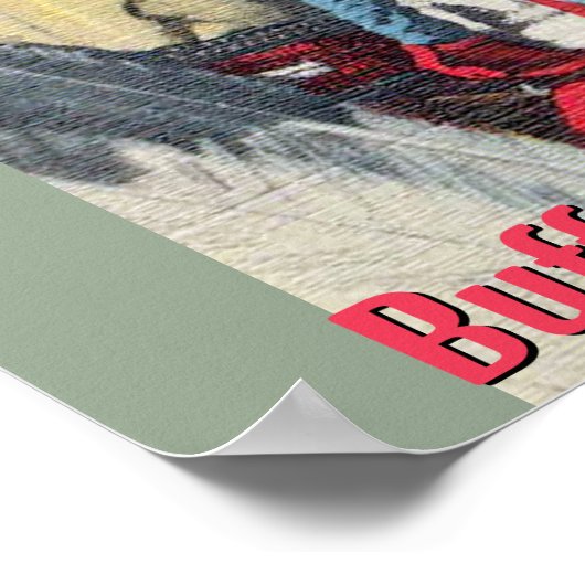 Buffalo Calf Native American Poster (Ecke)