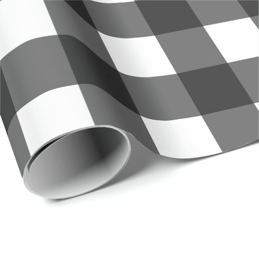Buffalo Checked Geschenkpapier (Rolleneckpunkt)