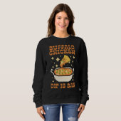 Buffalo Chicken Dip ist Bae Apparel Erntedank Sweatshirt (Vorne ganz)