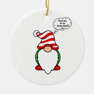 Buffalo Chicken Dip Weihnachtsgenom Keramik Ornament