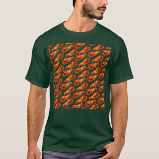 Buffalo Chicken Wing Pattern T-Shirt