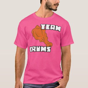 Buffalo Chicken Wing Team Flats und Trommeln T-Shirt