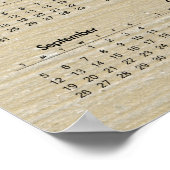 Buffalo Chinesischer OX Neujahrskalender 18X24 p Poster (Ecke)