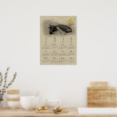 Buffalo Chinesischer OX Neujahrskalender 18X24 p Poster (Küche)