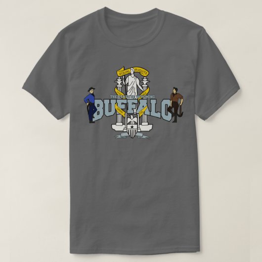 Buffalo City Der Staat des Begierden T-Shirt (Design vorne)