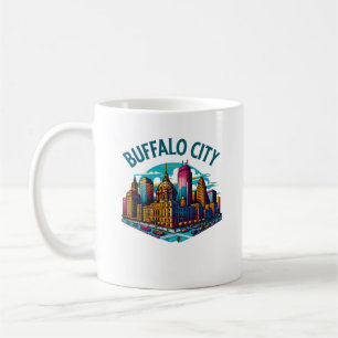Buffalo City New York USA Kaffeetasse