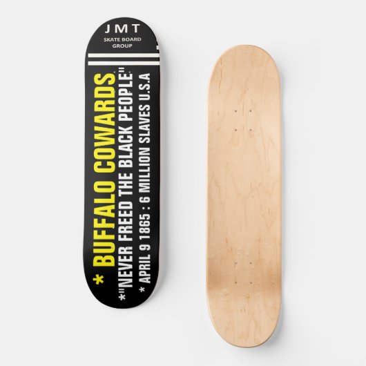 BUFFALO COWARD 8 1/4" Skateboard Deck (Vorderseite)