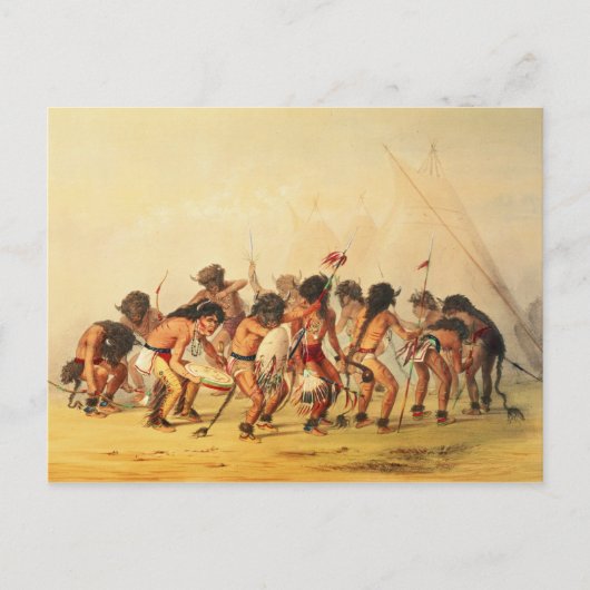 Buffalo Dance, c.1832 Postkarte (Vorderseite)