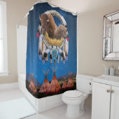BUFFALO DREAM CATCHER DUSCHVORHANG (Beispiel)