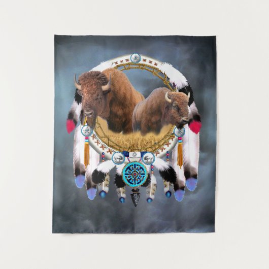 BUFFALO DREAM CATCHER WANDTEPPICH (Vorderseite)