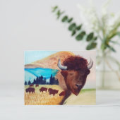 Buffalo Dream Postcard Postkarte (Stehend Vorderseite)