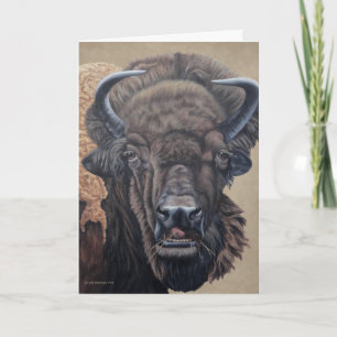 Buffalo Eating Karte