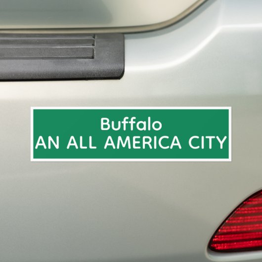 Buffalo EINE ALL AMERIKASTADT Autoaufkleber (Auf Auto)