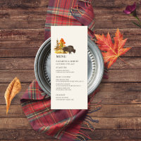 Buffalo Fall Foliage Bison Herbstmenü