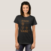 Buffalo Fan Buffalo Bison Gang Bison Love Bison T-Shirt (Vorne ganz)