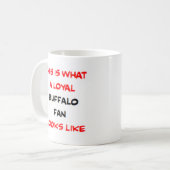 buffalo fan, loyal kaffeetasse (Vorderseite Links)