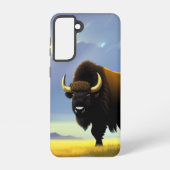 Buffalo Fields iPhone 13 Pro Slim Fit Case, Glossy Samsung Galaxy Hülle (Rückseite)