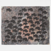 Buffalo Fleecedecke (Vorderseite (Horizontal))