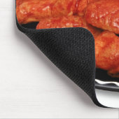 Buffalo-Flügel mit blauem Käse Mousepad (Ecke)