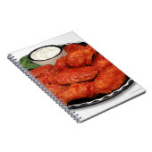 Buffalo-Flügel mit blauem Käse Notizblock (Rechte Seite)