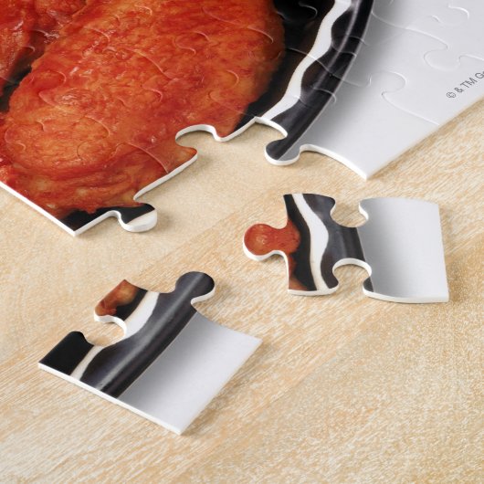 Buffalo-Flügel mit blauem Käse Puzzle (Seite)