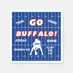 Buffalo Football Family Paper Napkin Serviette