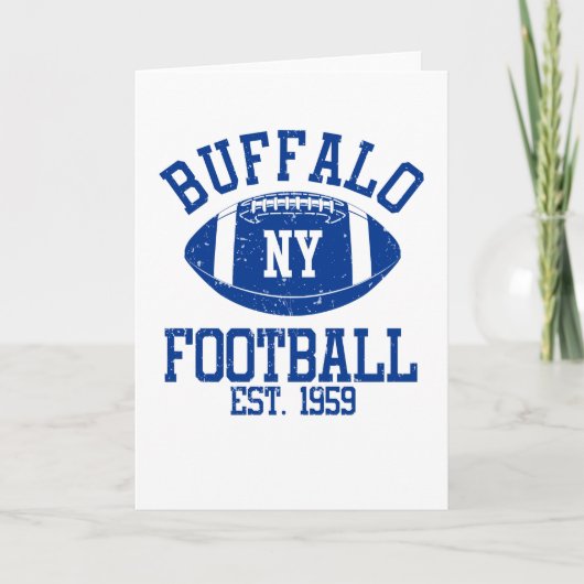Buffalo Football Fan Geschenk Idee Karte (Vorderseite)