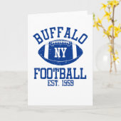 Buffalo Football Fan Geschenk Idee Karte (Gelbe Blume)